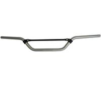 Manillar Accossato Plata Con Barra por Yamaha SuperTenere 1200, Curva Alta, en aluminio, 22 mm de diámetro