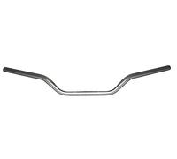 Manillar Accossato Plata en acero por Husqvarna Ch Racing dal 2002 al 2005, diámetro 22 mm, curva alta