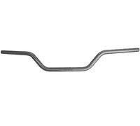 Manillar Accossato Plata en aluminio por Polaris Outlaw 50 dal 2008 al 2019, diámetro 22 mm, curva alta