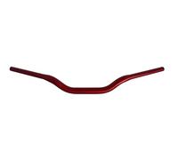 Manillar Accossato rojo de aluminio para Ktm 640 Duke II desde 1996 hasta 2003 (CC 640), diámetro 28,5 mm, altura media