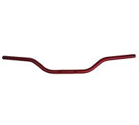 Manillar Accossato rojo de aluminio para Suzuki DR 800 desde 1991 hasta 1996, diámetro 22 mm, altura alta