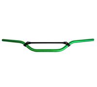 Manillar Accossato Verde Con Barra por Yamaha XRS 700, Curva Alta, en aluminio, 22 mm de diámetro