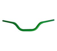 Manillar Accossato Verde en aluminio por Benelli Tre-k Amazonas dal 2007 al 2012, diámetro 28 mm, curva alta