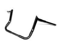 Manillar Ape Big Hangers de 10" y 12" de 1,5 Pulgadas para Turismo para Harley Electra Glide 1996-2023(Gloss Black 10in)