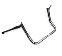 Manillar Ape Big Hangers de 10" y 12" de 1,5 Pulgadas para Turismo para Harley Electra Glide 1996-2023(Chrome 12in)