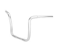 Manillar Ape Hanger Fat Custom 1-1/4" Altura 16" Compatible con Harley Davidson de Cromo