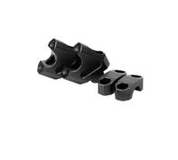 Manillar Aumento Moto Elevador Manillar 7/8" 22 Mm Para Suzuki Para Vstrom 650 Adaptador Montaje Trasero Con Abrazadera Elevada Elevación Manillar(Zwart)