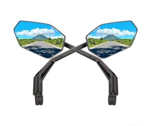 Manillar Bici Carbono Anti-Deslumbrante Manillar Bici Carbono | 360°, visión trasera ampliada 70%, para cristal para hd, ajuste para fácil, seguridad total
