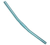 Manillar Bicicleta Plegable 6061 Aluminio Ligero 540mm | Revestimiento texturizado, para agarre seguro antideslizante, estabilidad para máxima, para sesiones intensas, (Blue)