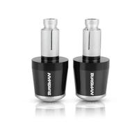 Manillar Burgman De 7/8 ''y 22mm, Mangos CNC Para Motocicleta Para SUZUKI BURGMAN 650 400 125 200 AN650 AN400 AN125 AN200(Silver)