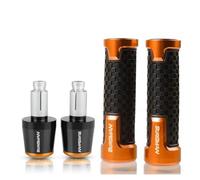 Manillar Burgman De 7/8 ''y 22mm, Mangos CNC Para Motocicleta Para SUZUKI BURGMAN 650 400 125 200 AN650 AN400 AN125 AN200(Orange)
