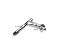 Manillar Cruiser de 21,1 mm, Color Plateado.