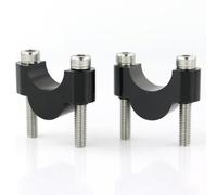 Manillar de 22 mm Casador de Grasa Elevador de Montaje Compatible con Ajuste para V7 500 DS450 Ártico de 7/8 Pulgadas(Black Riser 20mm)