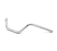 Manillar de 22 mm, estilo retro, universal, con barra recta, Chopper Bobber Cruiser Custom CG (cromado)