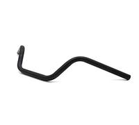 Manillar de 22 mm, estilo retro, universal, con barra recta, Chopper Bobber Cruiser Custom CG (negro)