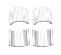 Manillar de 7/8 pulgadas a soportes de barra de 1 pulgada, abrazaderas elevadoras, espaciadores de cuñas de conversión, juego de manguitos espaciadores de diámetro variable para motocicleta, material
