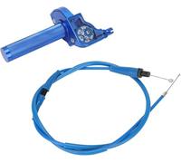 Manillar de acelerador de motocicleta con cable del acelerador, mango de acelerador CNC, universal, para 7/8 pulgadas, 22 mm, la mayoría de los manillares de motocicleta CRF YZ PW KX KLX RM DR DRZ