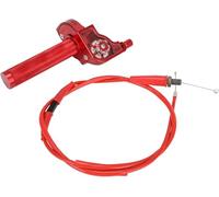 Manillar de acelerador de motocicleta con cable del acelerador, mango de acelerador CNC, universal, para 7/8 pulgadas, 22 mm, la mayoría de los manillares de motocicleta CRF YZ PW KX KLX RM DR DRZ