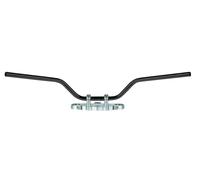 MANILLAR DE ACERO DE 22 MM, MODELO TOURING BAJO, COLOR NEGRO