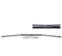 Manillar De Acero Dragbar Cromo Canal De Cable Con ABE TRW 1 Pulgada (25,4mm)