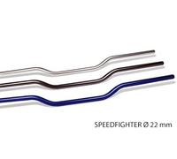 MANILLAR DE ACERO SPEEDFIGHTER DE 22 MM, COLOR NEGRO