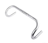 Manillar de aleación de aluminio para bicicleta de carretera, barra de carreras 6061-T6 con abrazadera de 25,4 mm, 420 mm de ancho, diámetro final de 22,2 mm, enrutamiento de cable externo, acabado