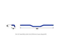 Manillar de aluminio LSL Street Bar A00, 7/8 pulgadas, dorado, oro