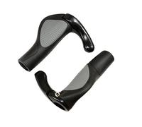 Manillar de bicicleta Clarks ergonómico de 135 mm en negro/gris (par)
