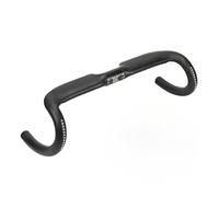 Manillar de bicicleta de carretera de fibra de carbono, barra aerodinámica profesional de competición, enrutamiento interno para bicicleta de carretera, barra de mango doblada, UD mate 31.8 x 330/350