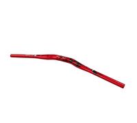 Manillar de bicicleta de montaña de 31,8 mm, manillar elevador de bicicleta de montaña de aleación de aluminio Extra largo 720 mm Rojo