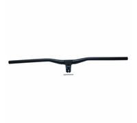 Manillar de bicicleta de montaña de aluminio negro de altura media de 78 cm con