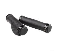 Manillar de bicicleta de montaña de montaje plano, agarre ergonómico de resina para todoterreno, vástago de 25,4 mm, 31,8 mm, negro, blanco, rojo, azul, dorado, ligero, control estable (negro)
