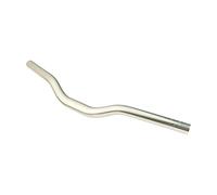 Manillar de bicicleta fixie elevado de aluminio 6061 d25.4 plateado satori l480m