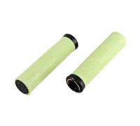 Manillar de bicicleta Herrmans Nucore 130mm Trail Peak Lock On verde (par)