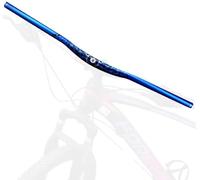 Manillar De Bicicleta Montaña Extra Largo, Con Forma 31,8mm, 780mm/800mm, Carretera MTB Doblada(Blue,800mm)