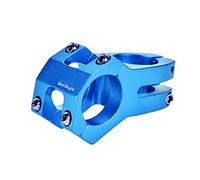 Manillar de Bicicleta Tallo Aluminio Aleación de Montaña Bicicleta de Montaña Mango Corto Tallo para Bicicleta de Montaña Bicicleta de Carretera y Bicicleta Plegable, Azul