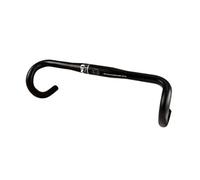 Manillar de carretera de aluminio d31.8 42 eje/eje (44 exterior) negro compacto