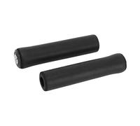 Manillar de cinta de silicona suave para bicicleta city-vtt negro 22mm l 130mm (