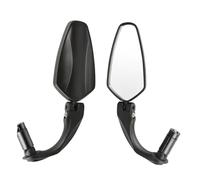 Manillar de cristal para bicicleta, cristal de visión trasera, 360 grados, ajustable, giratorio, para manillar de bicicleta