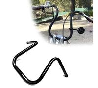Manillar de dirección Accesorios Para Motocicletas: Manillar Alto Big Belly De 1" (25,4 Cm Y 30,5 Cm), Negro Brillante/cromado. Para Yamaha XVS 650 Drag Star Classic VM03 VM04(Gloss black 12inch)