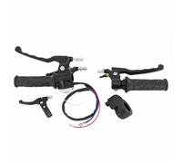 Manillar de gas-freno para ciclomotor adaptable Peugeot 103 spx-rcx metal negro