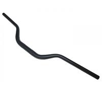 MANILLAR DE LA MOTOCICLETA DESNUDOS DE ALUMINIO NEGRO DIÁMETRO 28.6