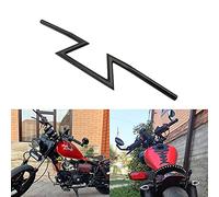 Manillar de motocicleta Barras Z 25mm 7/8 "Manillar de arrastre Universal para Sportster Cruiser XL 883 1200 Chopper personalizado Softail Dyna Street Bob Black