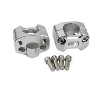 Manillar de motocicleta de 1-1/8 ", 28mm, barra de mango ancho de 800mm for paquete Bar Pit Pro Universal Racing Dirt Pit Bike Motocross(B Silver)