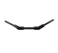 Manillar de Motocicleta de 1,25'' con sujeción de 50 mm de Grosor para Volante para Harley Dyna Softail Sportster Chopper Cruiser(32mm Black)