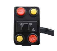 Manillar De Motocicleta De 22mm, Interruptores Izquierdo Y Derecho, Bocina, Faro De Señal De Giro, Interruptores De Controlador De Manillar De Arranque Eléctrico Interruptor de Control