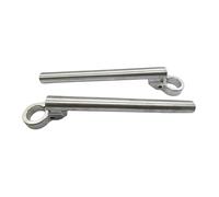 Manillar de motocross, extensor de manillar de motocicleta, soportes antivibración para viajes, ciclismo de calle, aventura, carreras urbanas, carretera, montaña, ciclismo, hombres y mujeres