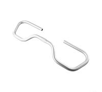 Manillar de senderismo de aluminio para bicicletas de adultos utilizado en viajes urbanos, viajes de larga distancia y paseos por senderos (plateado)