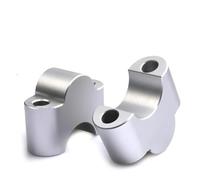 Manillar Desplazado Elevador De Manillar para Benelli TRK 702X, Kit De Extensión De Altura, Ajustador De Compensación, Adaptador De Soporte De Elevación. Bloque Fijo(Plata1)