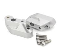 Manillar Desplazado Elevador De Manillar para Motocicleta para R1200RS 2015-2020 R1250RS 2019-2021 Adaptadores De Altura para De Elevadores De Manillar. Bloque Fijo(Plata 1)
